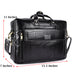 Genuine Leather Black Premium Messenger Bag