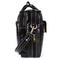 Genuine Leather Black Premium Messenger Bag