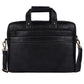 Genuine Leather Briefcase Black Messenger Bag
