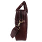 Genuine Leather Brown Laptop Messenger Briefcase Bag