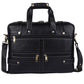 Genuine Leather Embossed Laptop Messenger Bag