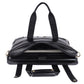 Genuine Leather Embossed Laptop Messenger Bag