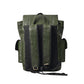 Genuine Leather Green Croco Print Multi-Purpose Backpack for Men