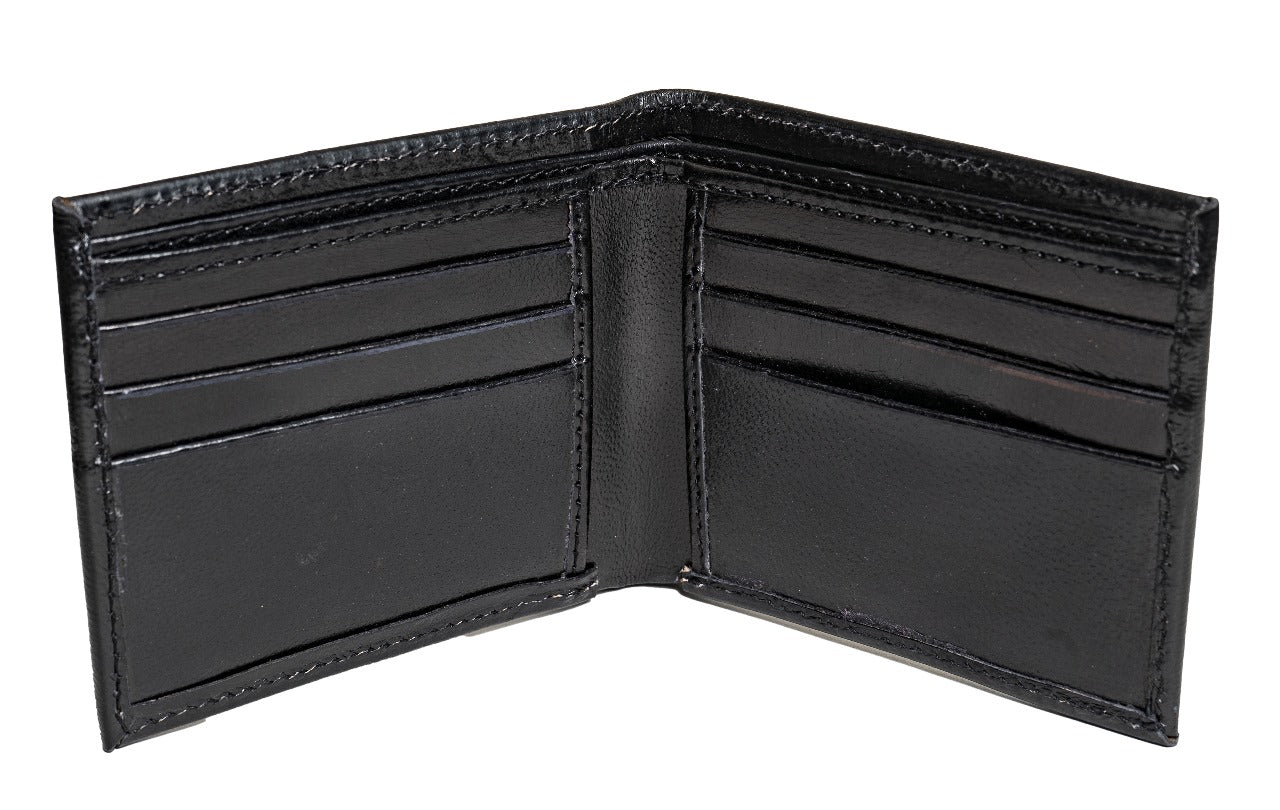 Botanical Floral Design Men's Leather Wallet