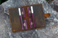 Genuine Leather Passport Holder-Brown