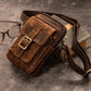 Genuine Leather Crossbody Belt Pouch