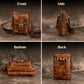 Genuine Leather Crossbody Belt Pouch