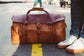 Genuine Leather Duffle Bag Unisex Travel, Carry-On, Luxury Weekender Luggage