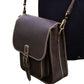 Handcrafted Men’s Brown Leather Crossbody Bag
