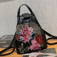 Handcrafted Elegance Embroidered Backpack Sling