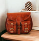 Handmade Brown Hobo Shoulder Bag for Travel