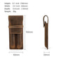Handmade Full-Grain Leather Fountain Pen Case – Holds 2 Pens