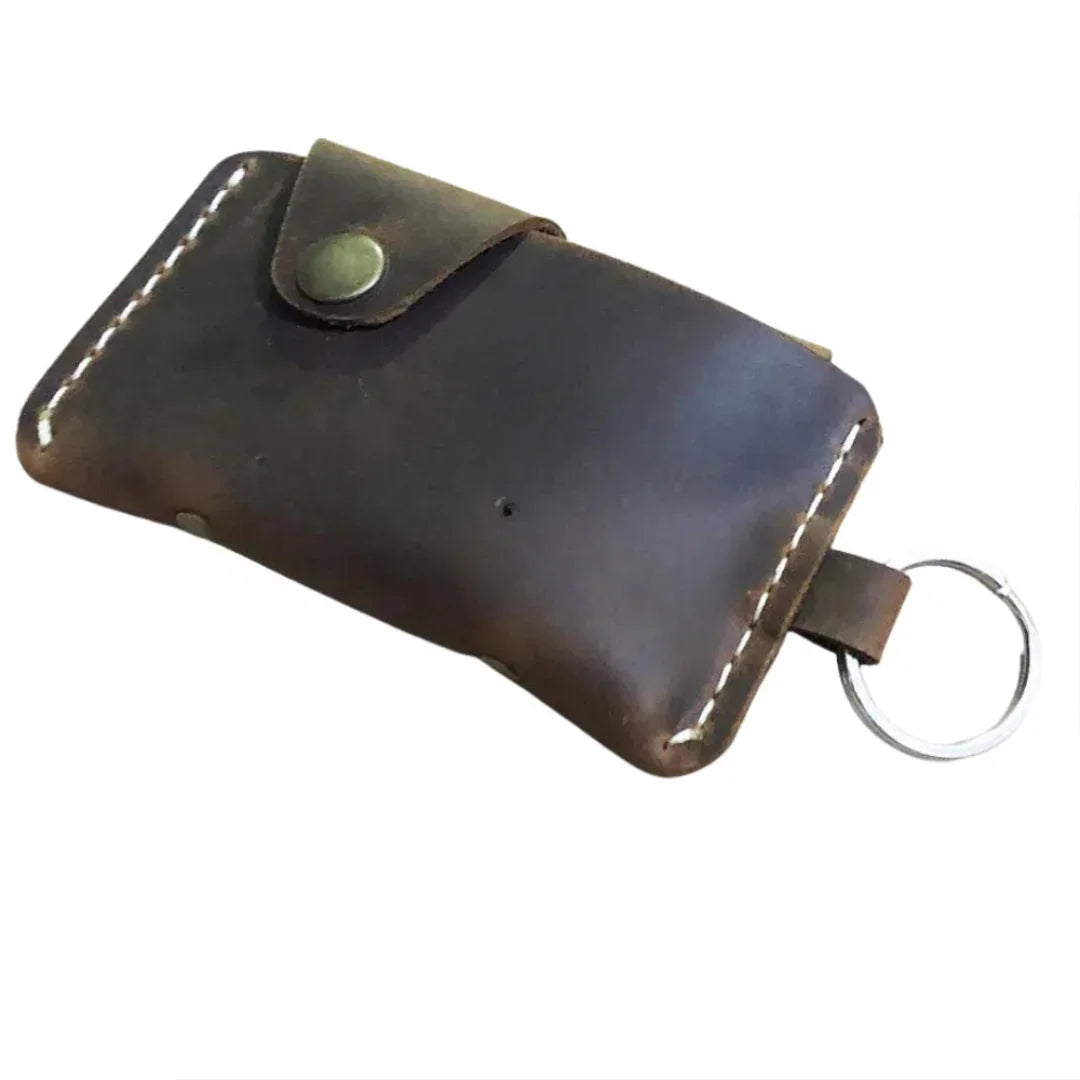 Handmade Leather Card Holder Wallet