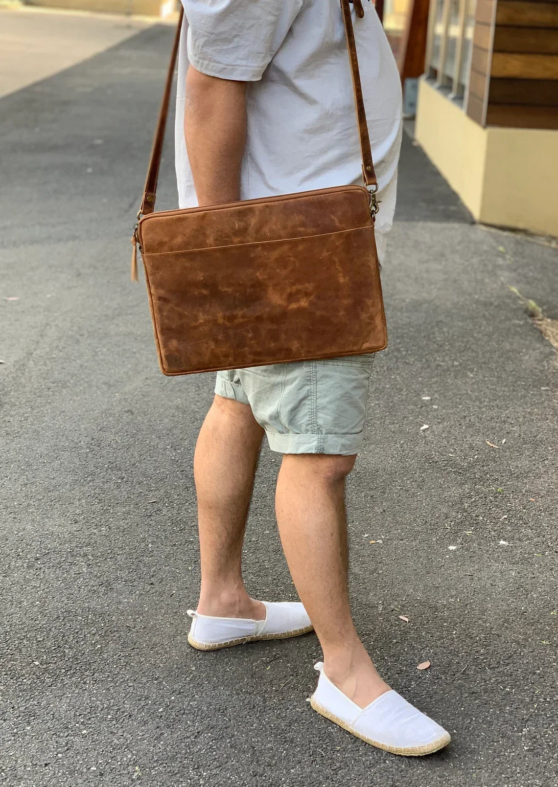 Handmade Genuine Leather MacBook Sleeve Case