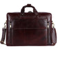 Leather Briefcase Compatible Laptop Bag