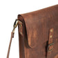 Men’s Brown Buff Leather Crossbody Bag