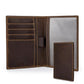 Men’s Full Grain Leather Passport Holder with 4 Card Slots