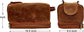 Men's Leather Travel Toiletry Bag