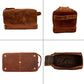 Men's Leather Travel Toiletry Bag