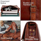 Men's Small Leather Crossbody Shoulder Bag