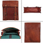 Men's Small Leather Crossbody Shoulder Bag