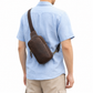Men’s Genuine Leather Chest Bag – Crossbody Sling Backpack