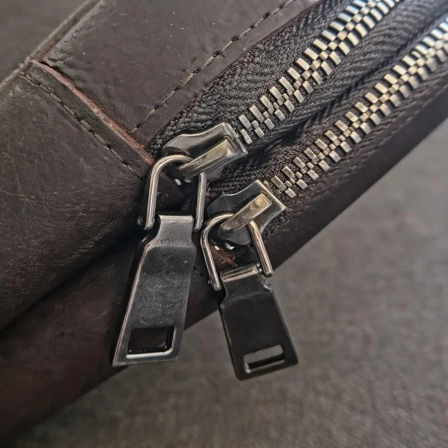 Men’s Genuine Leather Chest Crossbody Bag