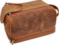 Men's Leather Travel Toiletry Bag