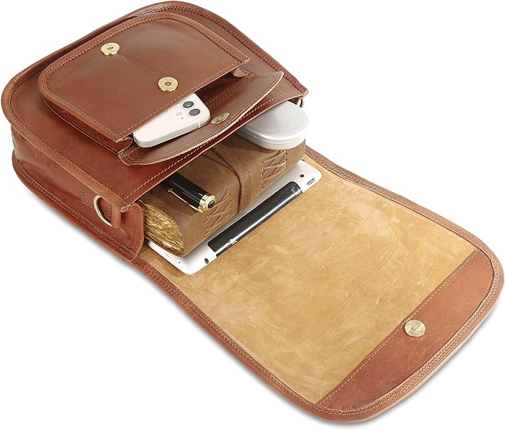 Stylish Women's Leather Crossbody Travel Sling Bag
