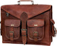 Stylish and Versatile 16-Inch Leather Laptop Messenger Bag