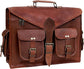 Stylish and Versatile 16-Inch Leather Laptop Messenger Bag