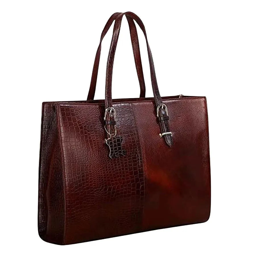 The Classic Leather Ladies Tote Handbag