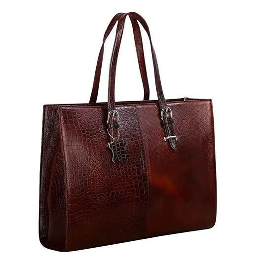 The Classic Leather Ladies Tote Handbag