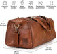 Premium Genuine Leather Duffle Bag