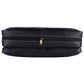Unisex Leather Laptop Messenger Bag Black