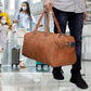 Vintage Brown Elite Travel Duffel Bag