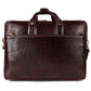 Vintage Brown Leather Briefcase Shoulder Bag