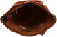 Vintage Brown Leather Tote Handbag for Women
