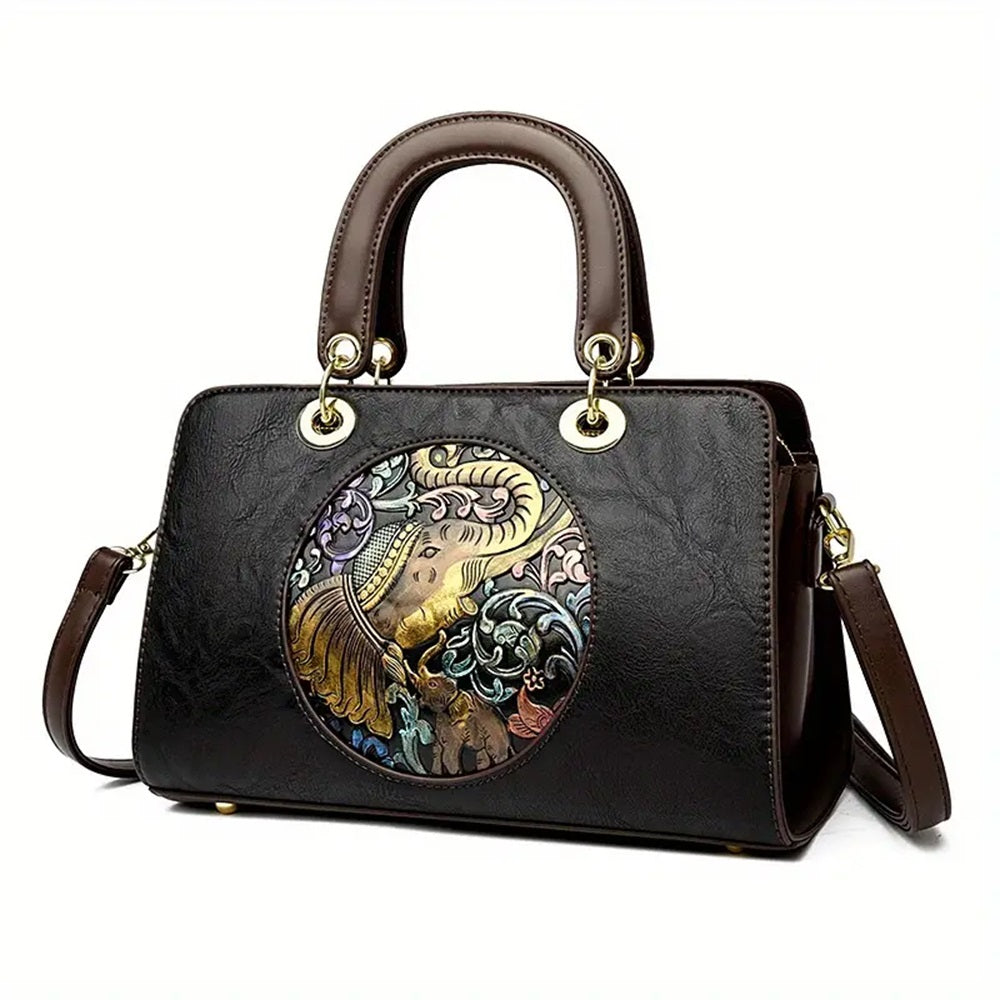 Vintage Floral Crossbody Bag