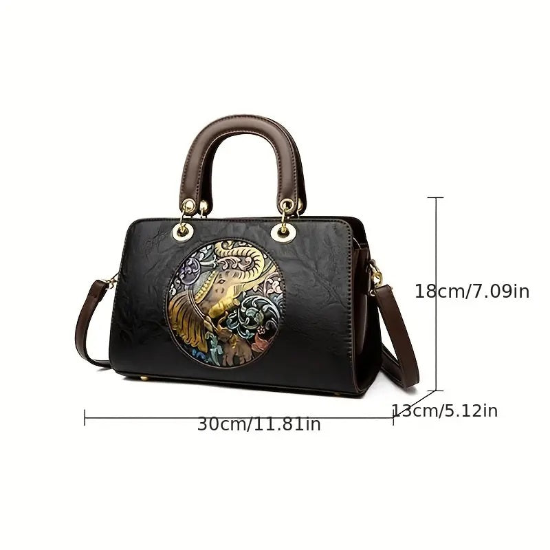 Vintage Floral Crossbody Bag