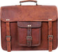 Vintage Leather Laptop Messenger & Crossbody Bag