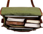 Vintage Leather Laptop Messenger & Crossbody Bag