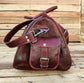 Vintage Leather Travel Duffle Bags for Men