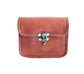 Vintage Brown Leather Shoulder Bag Crossbody Handbag for Women