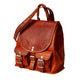 Vintage Handmade Leather Backpack Unisex and Spacious