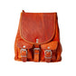 Vintage Handmade Leather Backpack Unisex and Spacious