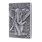 Vintage RedBronze Elephant Design Journal Embossed Hardcover Travel Notebook