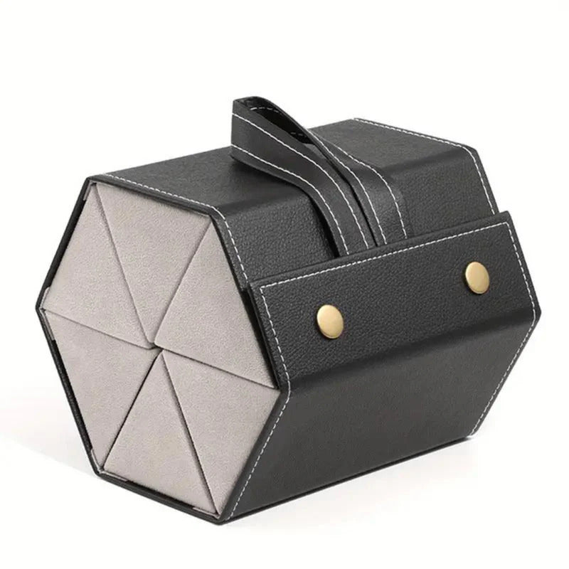 6-Compartment Eyewear Organizer for Spectacles and Sunglasses