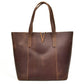 Women's Large Vintage Leather Tote Bag