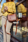 Women's Handmade Elegant Leather Handbag with Sling Strap